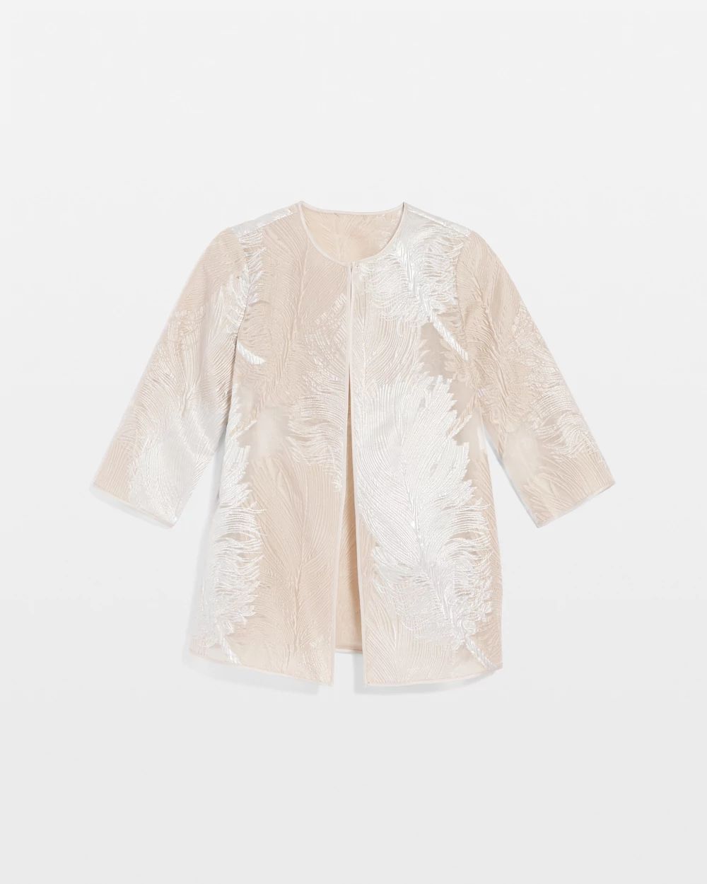 Travelers™ Collection Metallic 3/4 Sleeve Jacket | Chico's